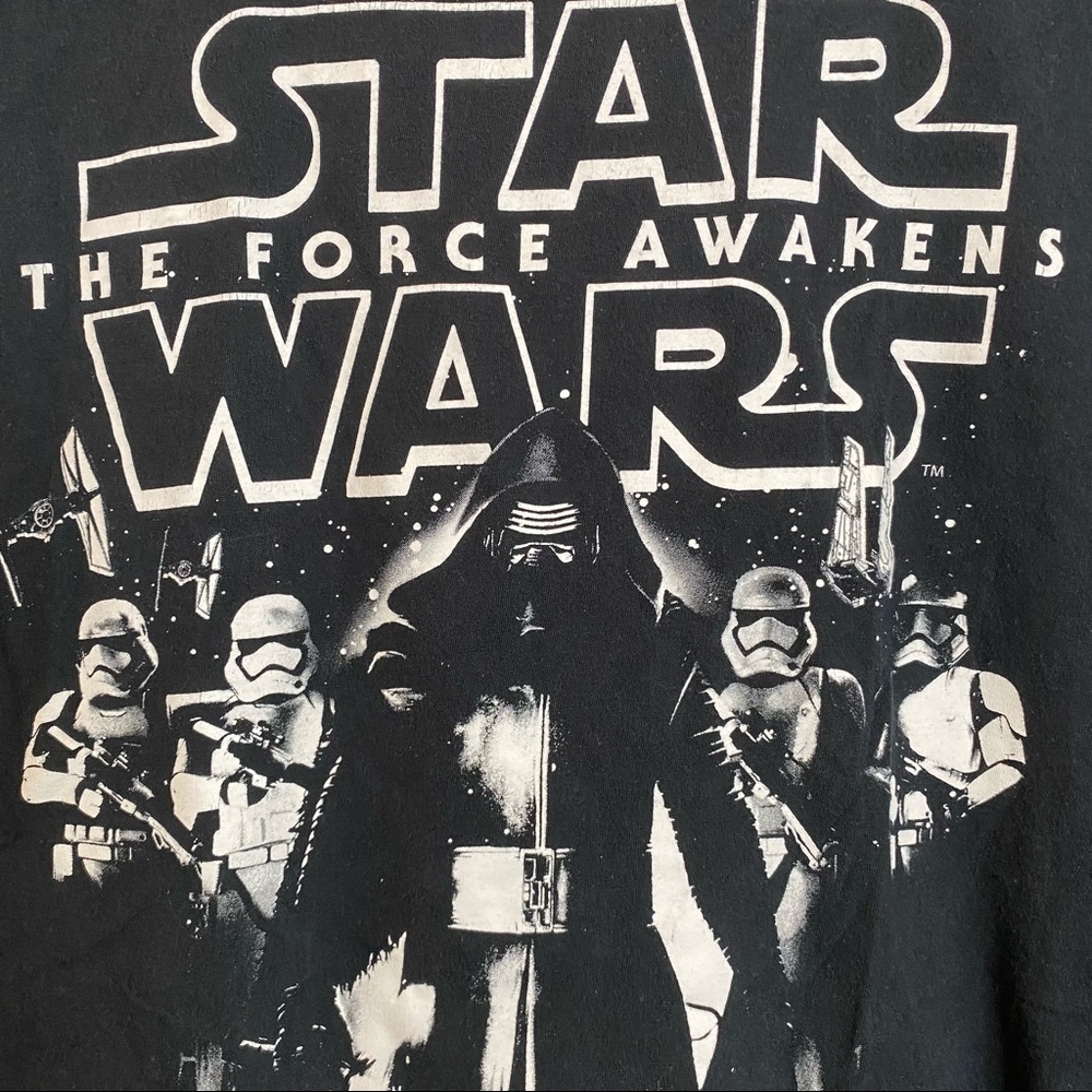 Star Wars The Force Awakens Kylo Ren Black Tee Small Fandom - Picture 4 of 9